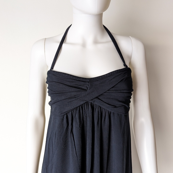 J. Crew Navy Strapless Twist Front Beach Coverup Dress - Picture 5 of 7
